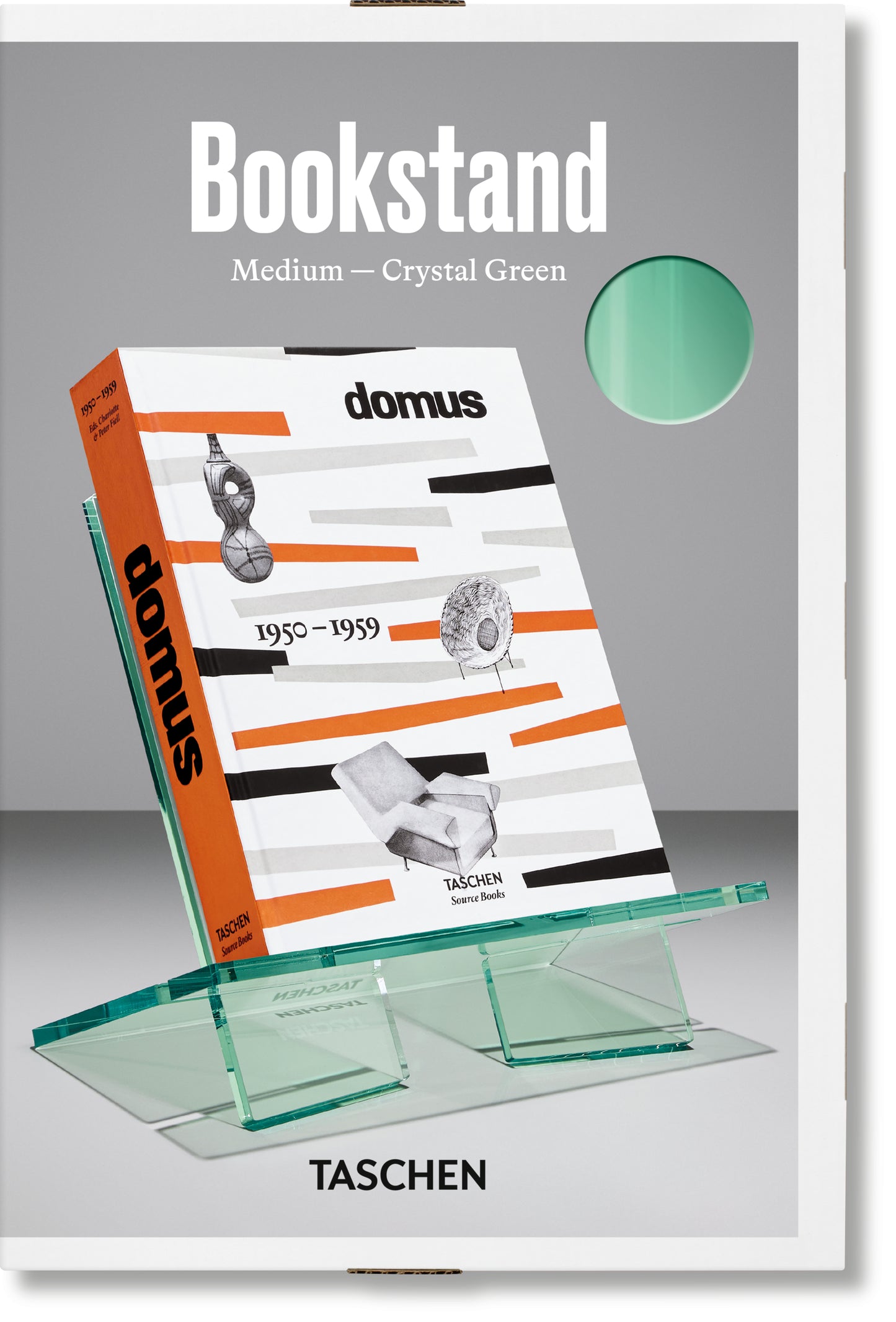 BOOKSTAND, CRYSTAL GREEN (M)